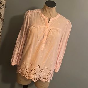Pretty in pink eyelet!